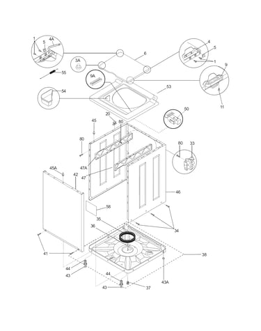 Lower cabinet/top