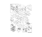 Frigidaire CPMC3085KF1 lower oven diagram