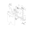 Frigidaire FGHD2433KF1 door diagram