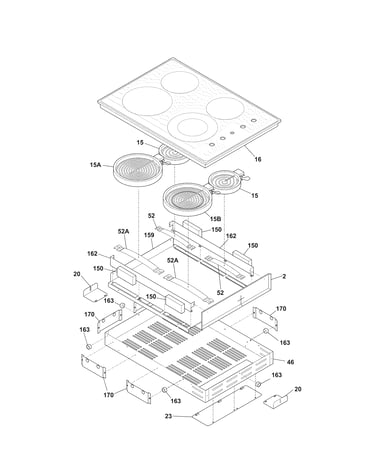 Main top/surface units