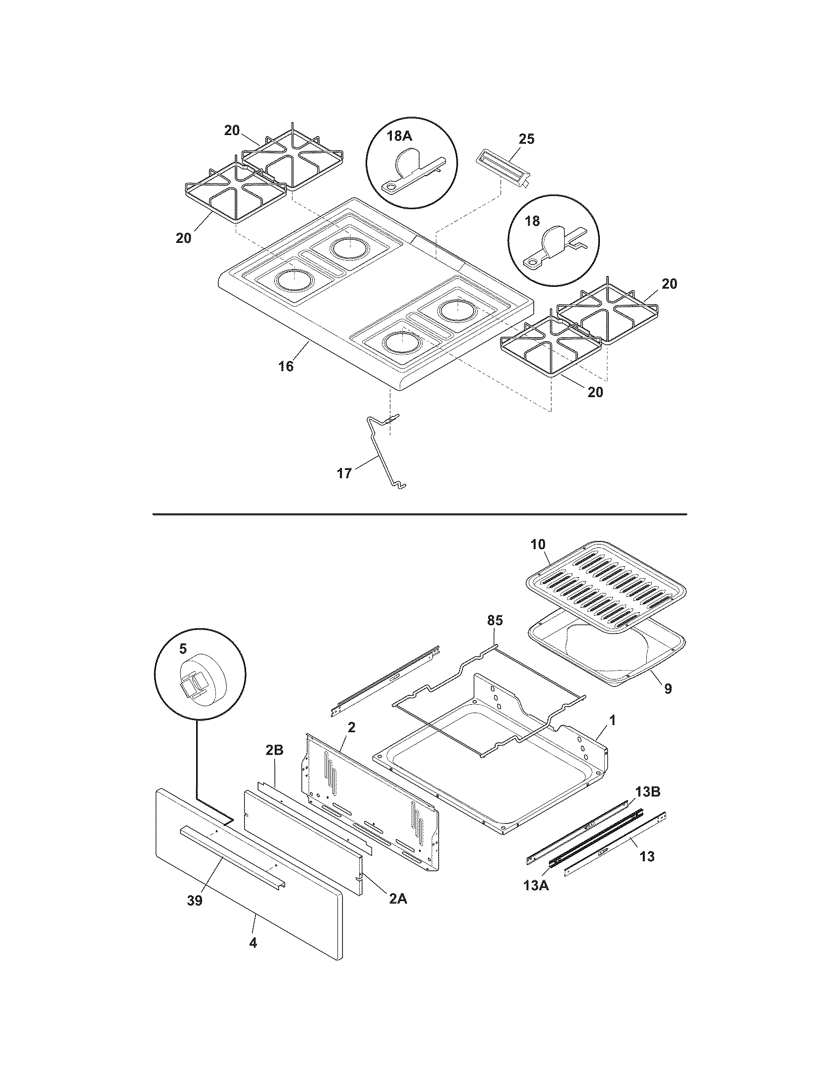 Top/drawer
