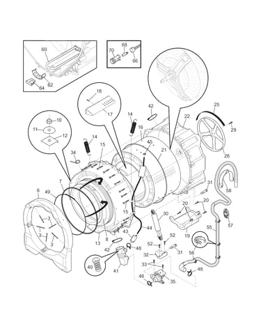 Motor/tub