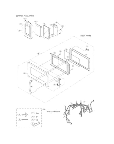 Control panel/door/misc