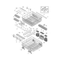 Frigidaire FPHD2481KF1 racks diagram