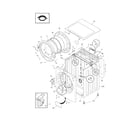 Frigidaire FAFW3574KN0 cabinet/top diagram