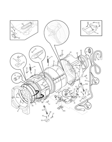 Motor/tub