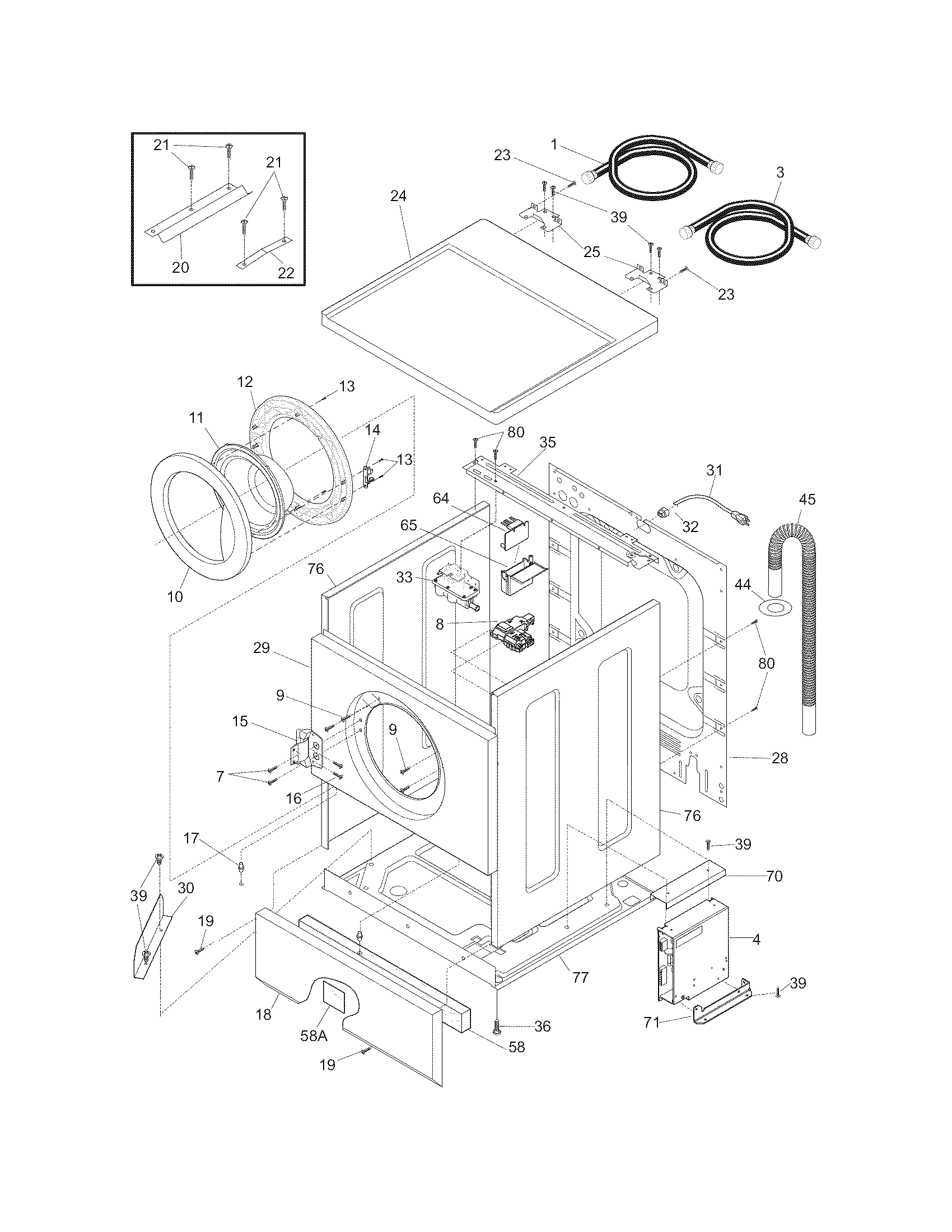 Cabinet/top
