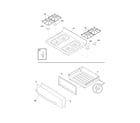 Frigidaire FGF364KCC top/drawer diagram