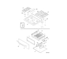 Kenmore Elite 79077513807 top/drawer diagram