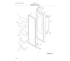 Frigidaire LPHS2687KF1 refrigerator door diagram