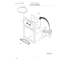Frigidaire BGHS2634KE1 ice & water dispenser diagram