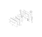 Frigidaire FES300EBE door diagram