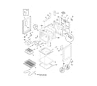 Frigidaire CFEF376GSD body diagram