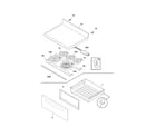 Frigidaire CFEF376GBD top/drawer diagram