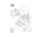 White-Westinghouse STF2940HS1 cabinet/top diagram