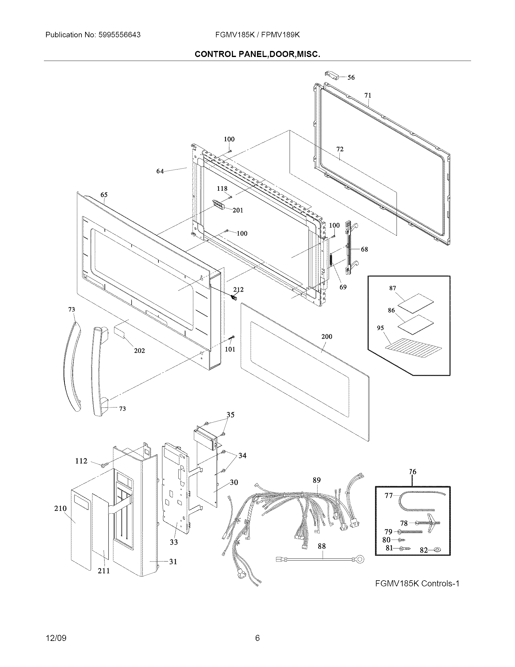 Control panel,door,misc.