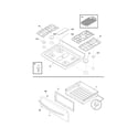 Frigidaire BGGF3042KFC top/drawer diagram