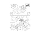 Electrolux EW30DF65GWD top/drawer diagram