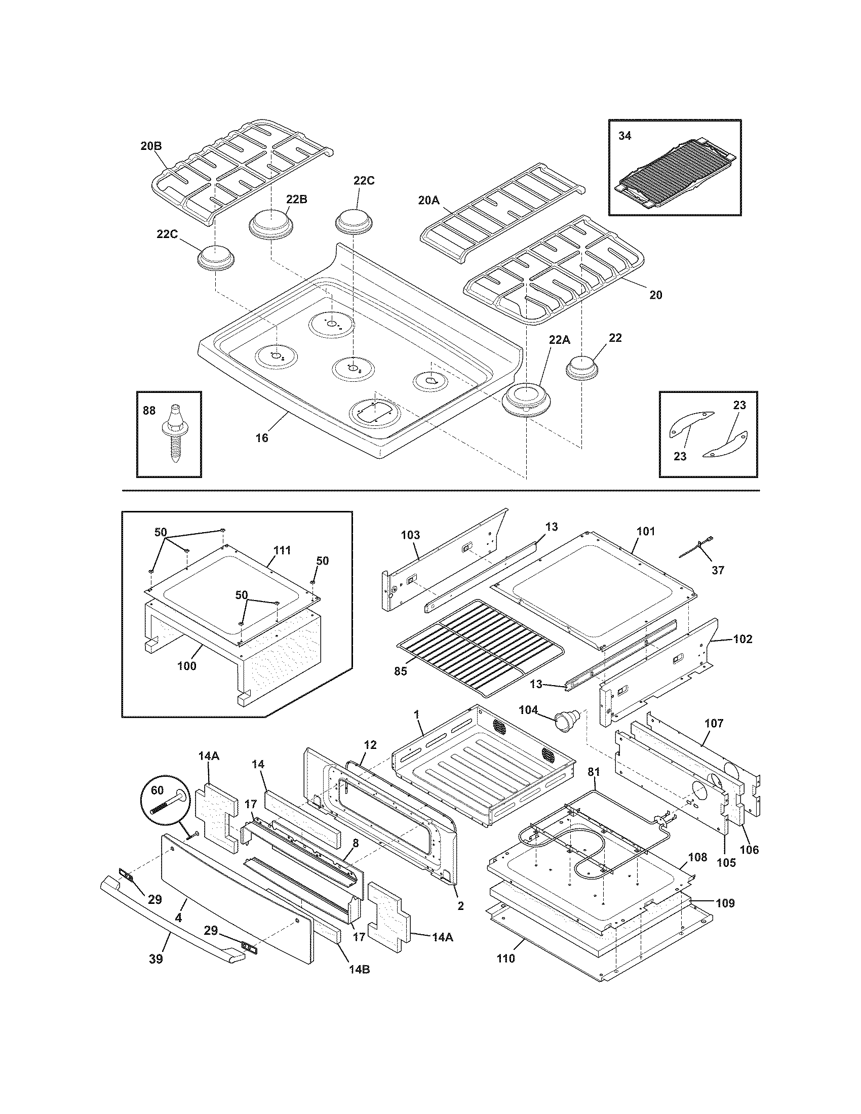 Top/drawer