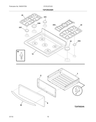 Top/drawer