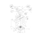 Kenmore 41797912704 lower cabinet/top diagram