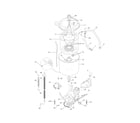 Kenmore 41797912704 motor/tub diagram