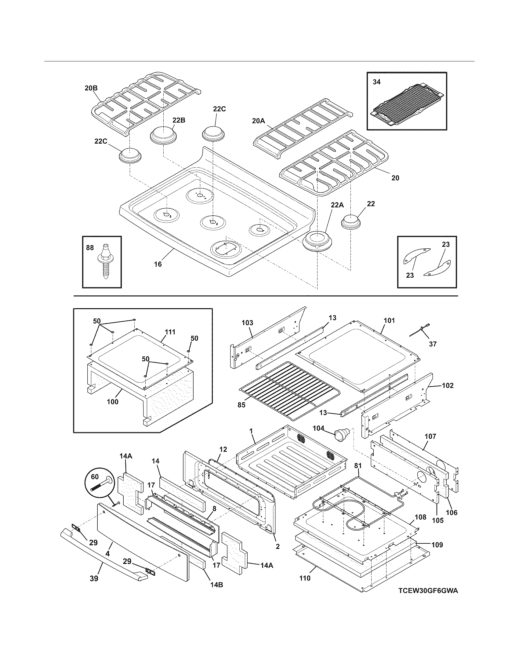Top/drawer