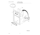 Frigidaire FGHS2334KW2 ice & water dispenser diagram