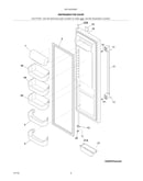 Refrigerator door