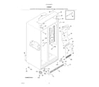 Kenmore Pro 25355333607 cabinet diagram