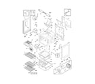 Frigidaire CGGF3032KWD body diagram