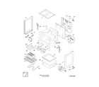 Frigidaire FEF316BSJ body diagram