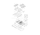 Frigidaire CPDS3085KF2 top/drawer diagram