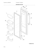 Refrigerator door