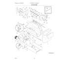 Frigidaire FGHS2665KF2 ice container diagram