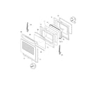 Frigidaire CFEF368JCB door diagram