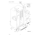 Frigidaire FFHS2612LS0 cabinet diagram