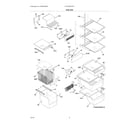 Frigidaire FPHS2387KF3 shelves diagram