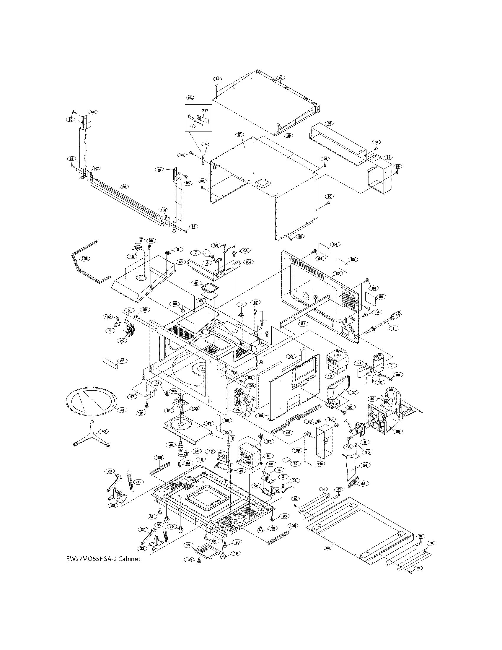 Oven/cabinet