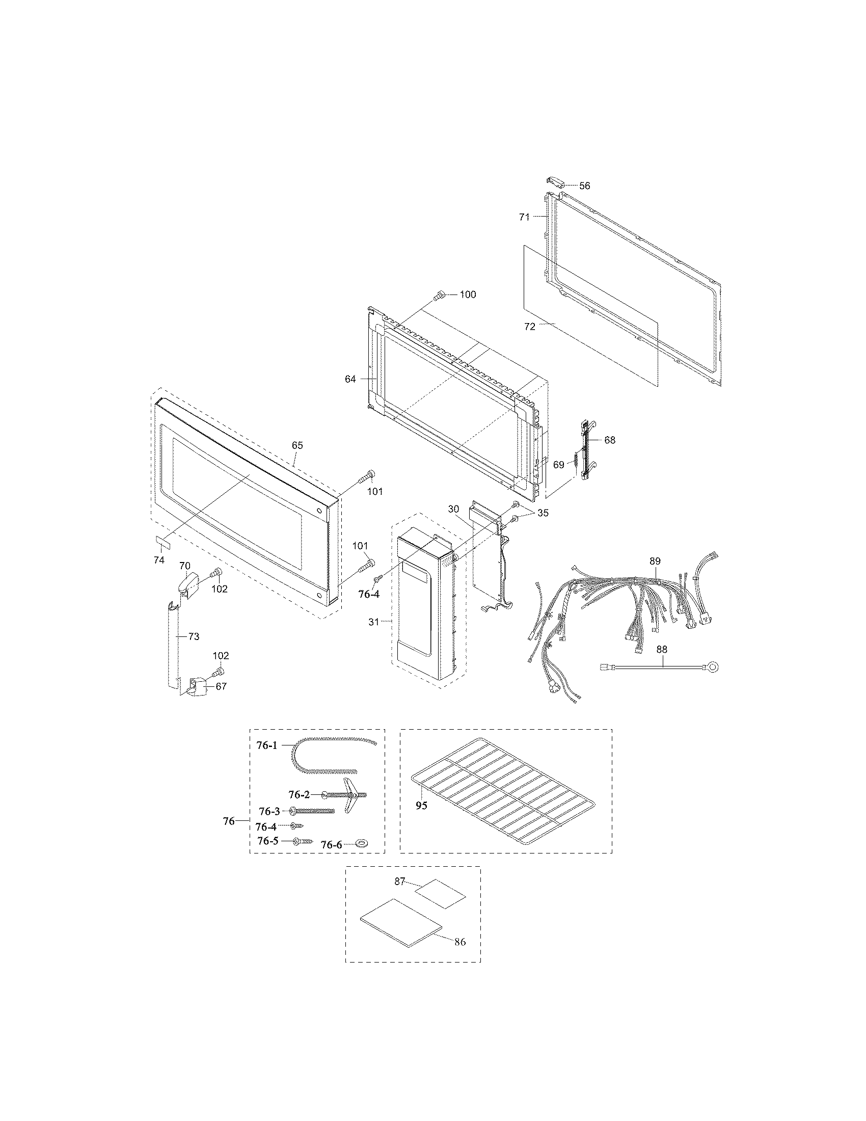 CONTROL PANEL,DOOR,MISCELLANEOUS