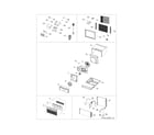 Frigidaire CRA086HT10 recommended spare parts diagram