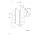 Frigidaire FFUS2613LE0 refrigerator door diagram