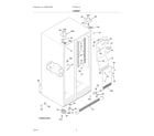Frigidaire FFUS2613LS0 cabinet diagram
