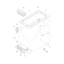 Kelvinator KCS130GW2 cabinet diagram