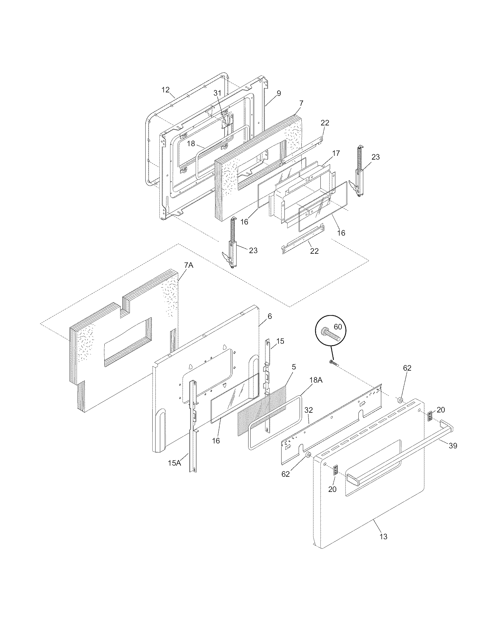 Oven door