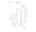 Frigidaire LGHC2342LF0 refrigerator door diagram