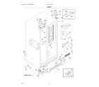 Frigidaire LGHC2342LF0 cabinet diagram