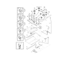 Frigidaire FGGF3054KFF burner diagram