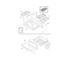 Frigidaire FGGF3054KFF top/drawer diagram