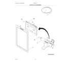 Electrolux EW23BC71IS3 controls & ice dispenser diagram